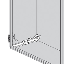 B-Line Depth Adjustment Bracket; for 12" deep Premier series enclosures; zinc-plated; 4 pcs.