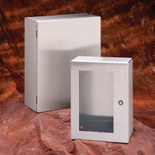 B-Line Wallmount Enclosure; 16" x 12" x 6"; Stainless Steel 304; 1 Door; Hinge Connection; NEMA 4X