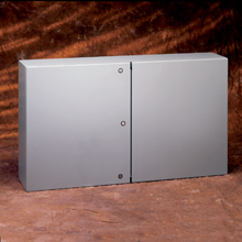 B-Line Mounting Panel; for 24" x 42" Premier series enclosure; carbon steel; white
