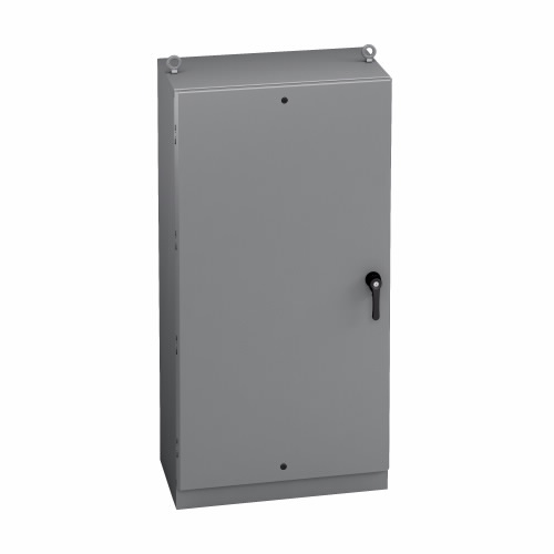 B-Line by Eaton Freestanding Enclosure; 72" x 24" x 24"; Carbon Steel; Solid Door; Hinge Connection; NEMA 4