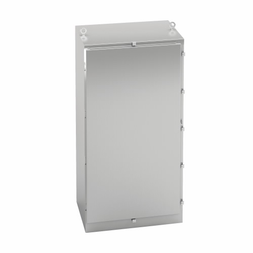 B-Line by Eaton Freestanding Enclosure; 72" x 37" x 18"; Stainless Steel 304; Solid Door; Hinge Connection; NEMA 4X