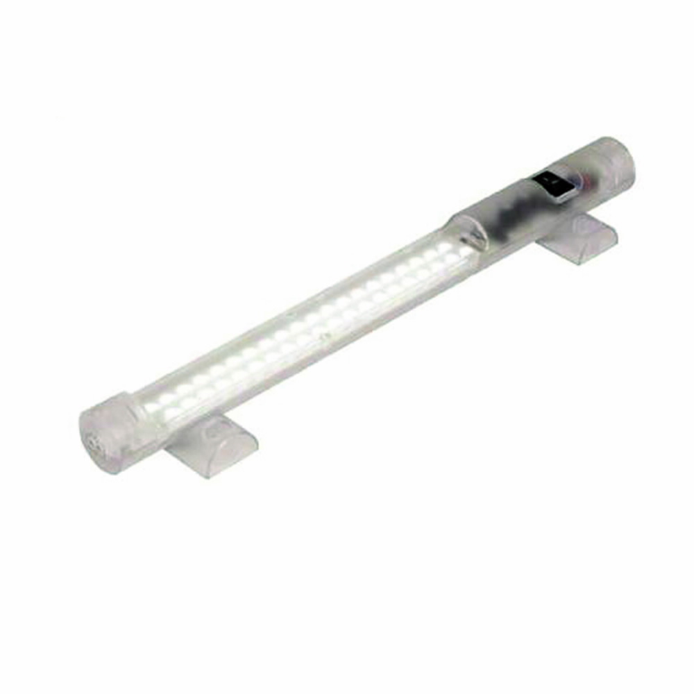 B-Line LED Enclosure Light; Cylindrical; 351 x 33mm Diameter; Daylight White Light; 100-240VAC; IP20; Snap Lock Connector