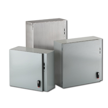 B-Line Disconnect Enclosure; 24" x 26" x 8"; Carbon Steel; 1 Door; Hinge Connection; NEMA 4X