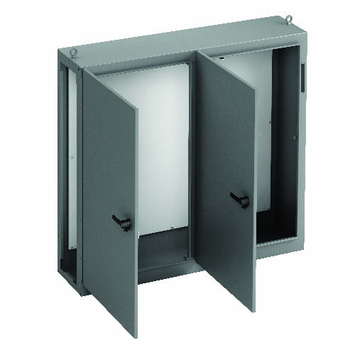 B-Line by Eaton Freestanding Disconnect Enclosure; 84" x 39.75" x 18"; Carbon Steel; Solid Door; Hinge Connection; NEMA 12