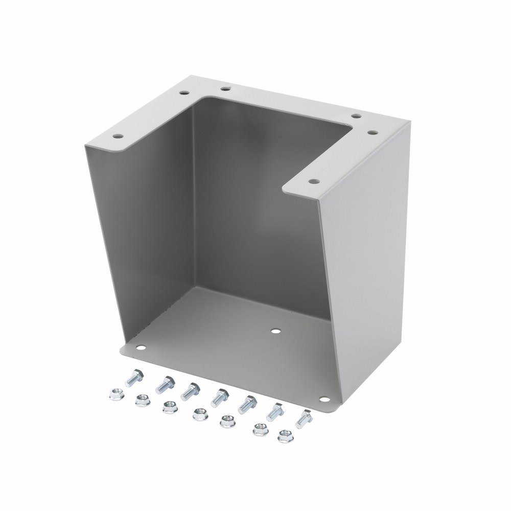 B-Line Floor Stand Kit; for NEMA 4; 4X; 12 wallmount enclosure; 12" x 16"; gray; 2 pcs.