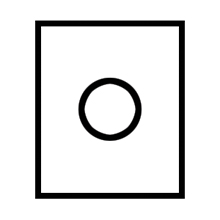 B-Line Pushbutton Enclosure; 4" x 3.25" x 3"; Carbon Steel; Solid w/ 1 22mm Hole Cover; Screw Connection; NEMA 12