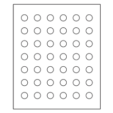 B-Line Pushbutton Enclosure; 21" x 17.50" x 6"; Carbon Steel; Solid w/ 42 30mm Holes Cover; Screw Connection; NEMA 12