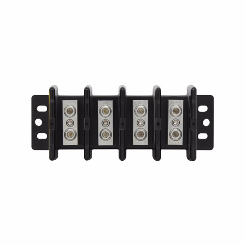 Bussmann by Eaton Power Distribution Block; 175A; 600VAC; 4-Pole; Box Terminals; 1/1 Line/Load Terminal Openings; Panel Mount