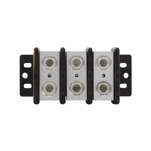 Bussmann by Eaton Power Distribution Block; 310A; 600VAC; 3-Pole; Box Terminals; 1/1 Line/Load Terminal Openings; Panel Mount