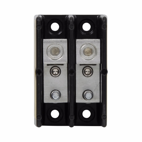 Bussmann by Eaton Power Distribution Block; 175A; 600VAC; 2-Pole; Box/Stud Terminals; 1/1 Line/Load Terminal Openings; Panel Mount