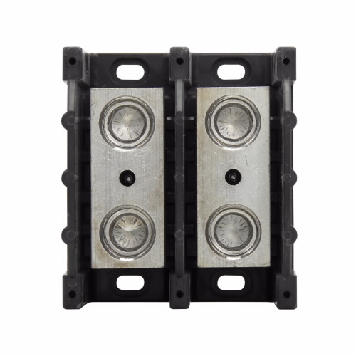 Bussmann by Eaton Power Distribution Block; 380A; 600VAC; 2-Pole; Box Terminals; 1/1 Line/Load Terminal Openings; Panel Mount