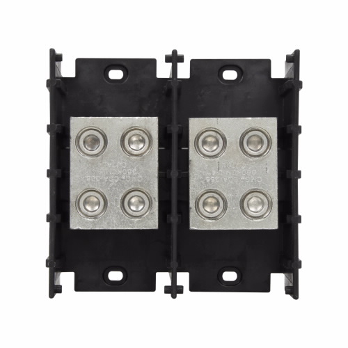 Bussmann by Eaton Power Distribution Block; 620A; 600VAC; 1-Pole; Box Terminals; 2/2 Line/Load Terminal Openings; Panel Mount