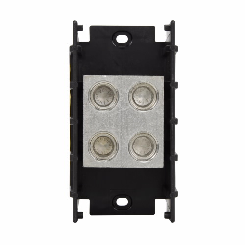 Bussmann by Eaton Power Distribution Block; 760A; 600VAC; 1-Pole; Box Terminals; 2/2 Line/Load Terminal Openings; Panel Mount