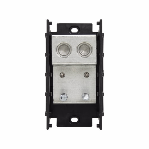 Bussmann by Eaton Power Distribution Block; 380A; 600VAC; 1-Pole; Box Terminals; 2/21 Line/Load Terminal Openings; Panel Mount