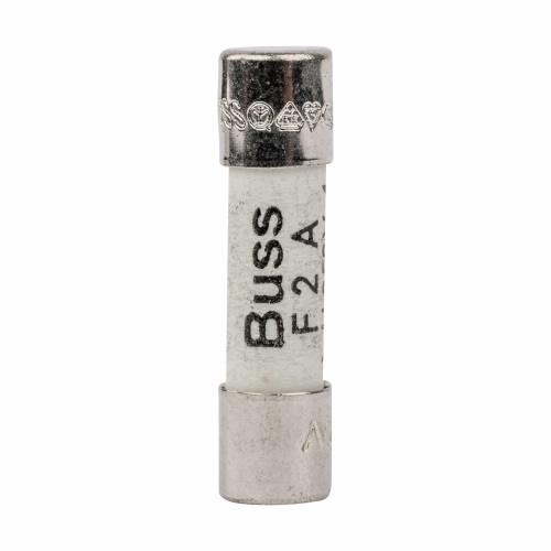 Bussmann by Eaton 5 x 20mm Ceramic Fast-Acting Fuse; 2A; 250VAC