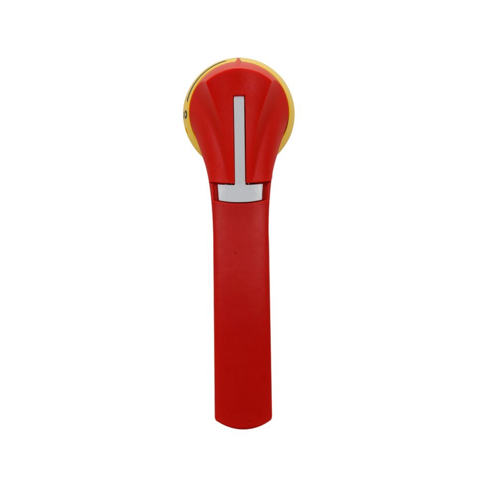 Bussmann Disconnect Switch Rotary Handle; for NEMA 1; 3R; 4; 4X; 12; pistol handle; padlockable; defeatable; red/yellow