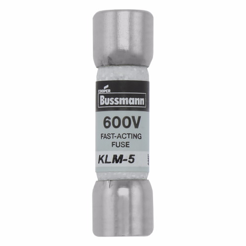 Bussmann by Eaton Midget Fast-Acting Fuse; 5A; 600VAC/600VDC