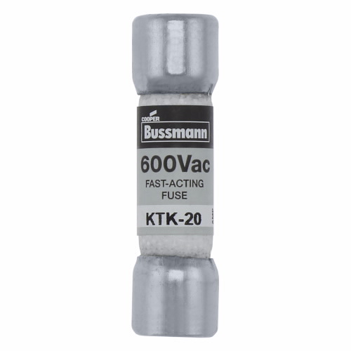 Bussmann by Eaton Limitron Midget Fast-Acting Fuse; 20A; 600VAC