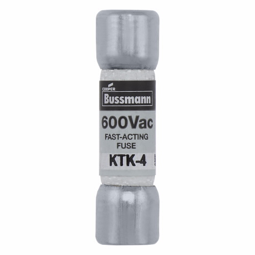 Bussmann by Eaton Limitron Midget Fast-Acting Fuse; 4A; 600VAC