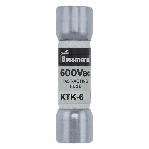 Bussmann by Eaton Limitron Midget Fast-Acting Fuse; 6A; 600VAC
