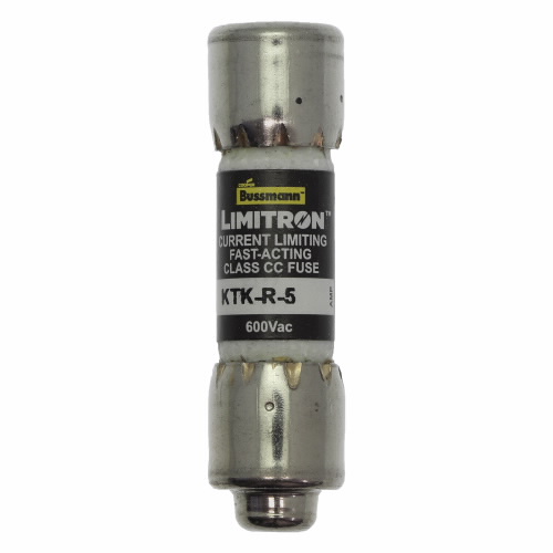 Bussmann by Eaton Limitron Class CC Fast-Acting Fuse; 5A; 600VAC