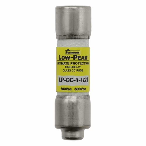 Bussmann by Eaton LOW-PEAK Class CC Time Delay Fuse; 1-1/2A; 600VAC/300VDC