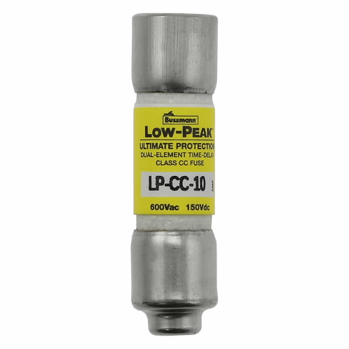 Bussmann by Eaton LOW-PEAK Class CC Time Delay Fuse; 10A; 600VAC/150VDC