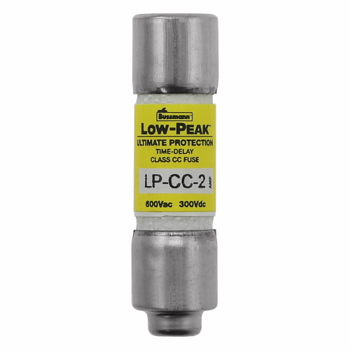 Bussmann by Eaton LOW-PEAK Class CC Time Delay Fuse; 2A; 600VAC/300VDC