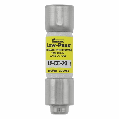 Bussmann by Eaton LOW-PEAK Class CC Time Delay Fuse; 20A; 600VAC/300VDC