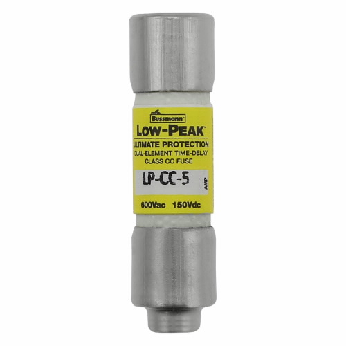 Bussmann by Eaton LOW-PEAK Class CC Time Delay Fuse; 5A; 600VAC/150VDC