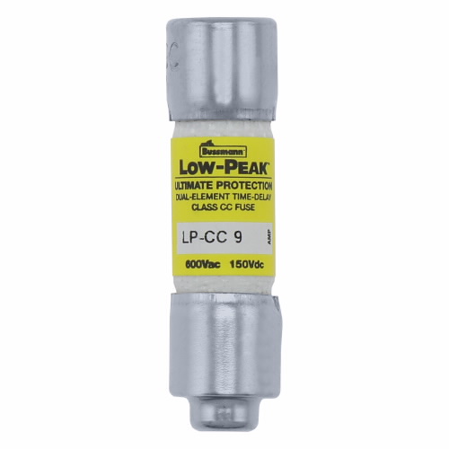 Bussmann by Eaton LOW-PEAK Class CC Time Delay Fuse; 9A; 600VAC/150VDC