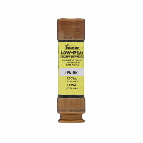 Bussmann by Eaton LOW-PEAK Class RK1 Time Delay Fuse; 50A; 250VAC/125VDC