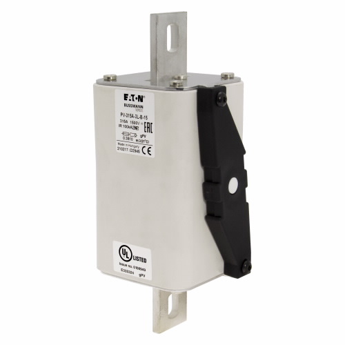Bussmann Solar Fuse; 315A; 1500VDC; 3L Size; Blade - Bolt-On Mount