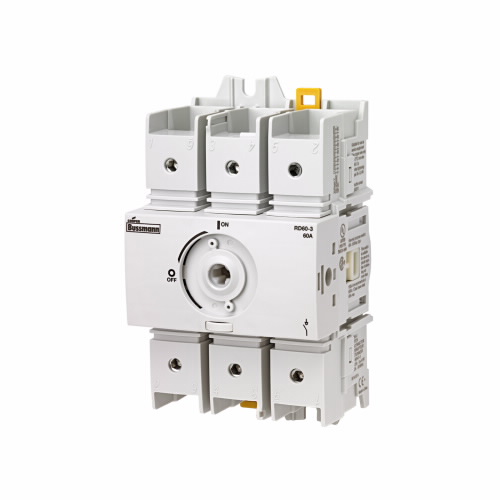 Bussmann Non-Fusible Disconnect Switch; 3-Pole; 60A; Rotary; w/out Handle; UL 98