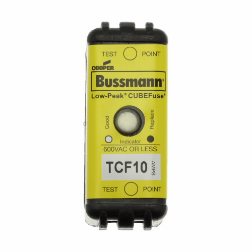 Bussmann by Eaton LOW-PEAK Class CF Time Delay Fuse; 10A; 600VAC/300VDC; Indicating