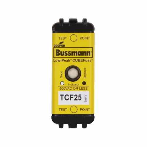 Bussmann by Eaton LOW-PEAK Class CF Time Delay Fuse; 25A; 600VAC/300VDC; Indicating