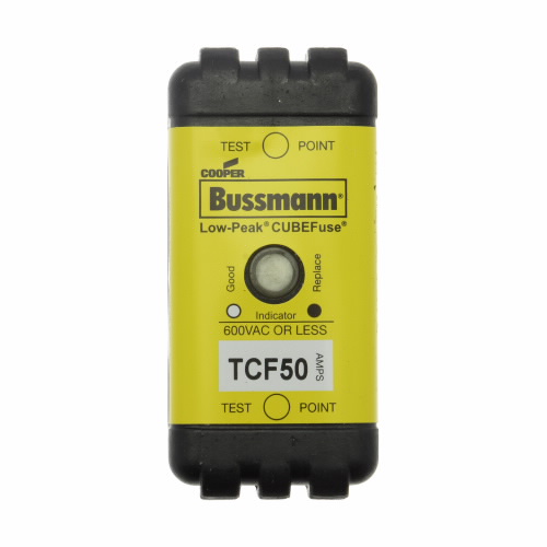 Bussmann by Eaton LOW-PEAK Class CF Time Delay Fuse; 50A; 600VAC/300VDC; Indicating