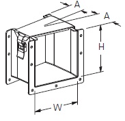 Cooper/B-Line NEMA 12 Wireway; 15° Elbow; 6" x 12"; Gray ANSI 61; Hinge Cover; Top Opening