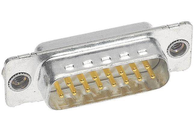Harting D-Sub C-Filter 9pin male; solder bucket