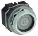 IDEC 30mm Operator - Pushbutton; Round; Standard - Metal; Momentary