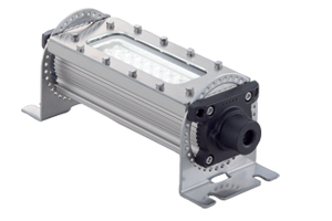 IDEC LED Machine Light; Class I; Zone 1;2; Rectangular; 323 x 104 x 82mm; White Light; 100-240VAC; IP65; 3/4" NPT Conduit