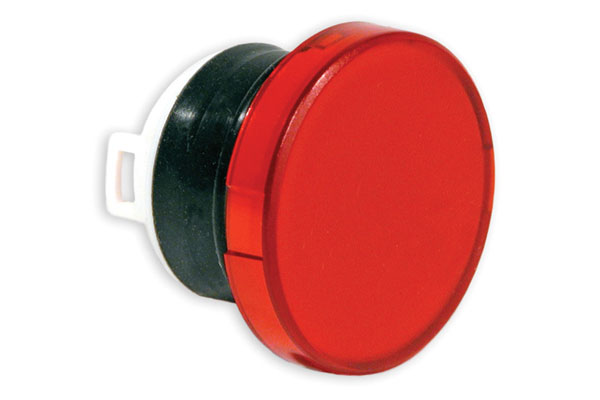 IDEC HW Replacement parts/lens; round flush; Amber