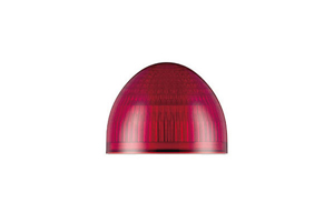 IDEC Spider Light Jumbo Dome Lens; 66mm diameter; polycarbonate; red
