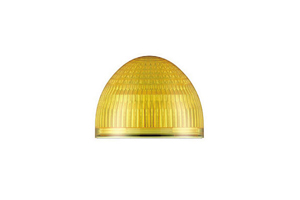 IDEC Spider Light Jumbo Dome Lens; 66mm diameter; polycarbonate; yellow