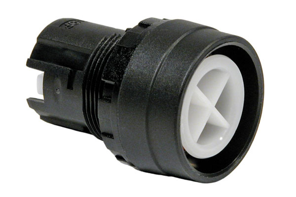 IDEC HW Replacement parts/operator; round flush/extended; momentary; plastic