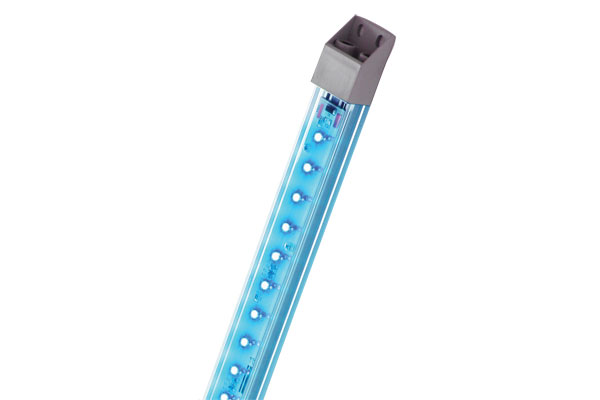 IDEC LED Machine Light; Rectangular; 580 x 27.5 x 16.mm; Blue Light; 24VDC; IP65; Potted Cable