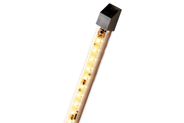 IDEC LED Machine Light; Rectangular; 580 x 27.5 x 16.mm; Warm White Light; 24VDC; IP65; Potted Cable