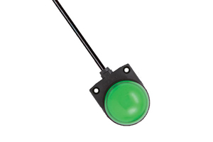 IDEC 37.4mm Status Indicator; 1-Segment; Red/Green; Steady; 24VAC/DC; 1m Potted Cable