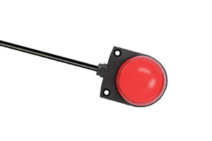 IDEC 37.4mm Status Indicator; 1-Segment; Red; Steady; 24VAC/DC; 3m Potted Cable