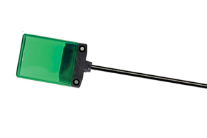 IDEC 35mm x 34mm Status Indicator - Flat; 1-Segment; Red/Green; Steady; 24VAC/DC; 3m Potted Cable